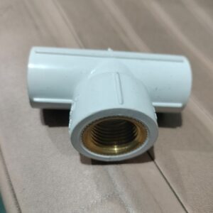 upvc brass tee 20 mm