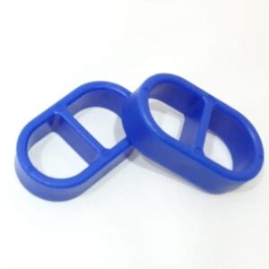 16 mm END CAP BLUE